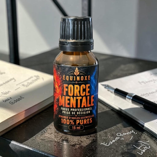Force Mentale – Synergie d’huiles essentielles pour le focus professionnel