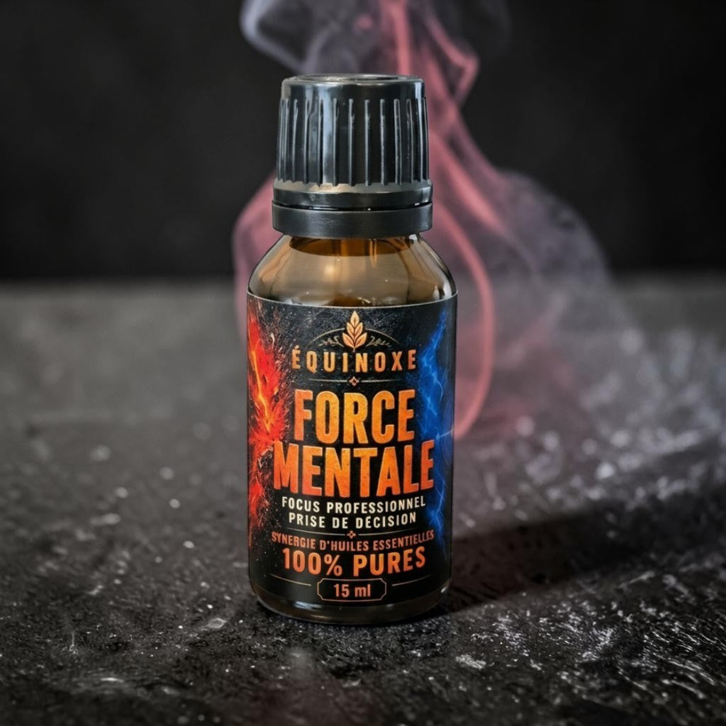 Force Mentale – Synergie d’huiles essentielles pour le focus professionnel